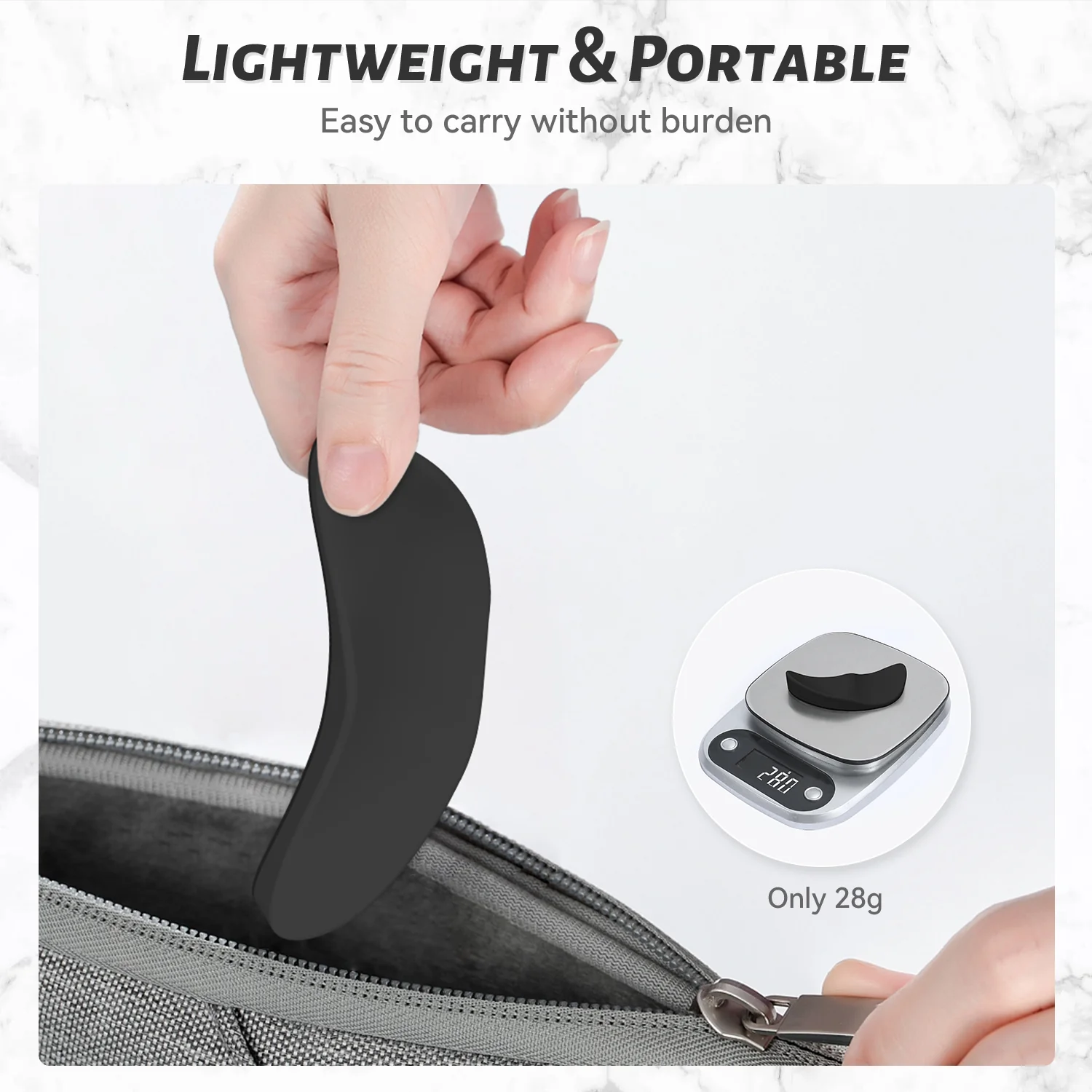 ATTACK SHARK Silicone Comfortable Mouse Wrist Rest - Image 5