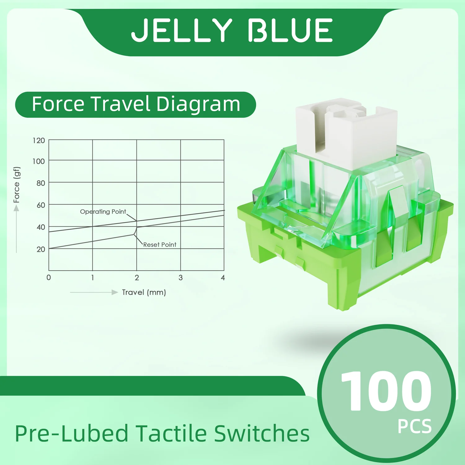 ATTACK SHARK V3 Switch Set (100 Pieces) - Image 9