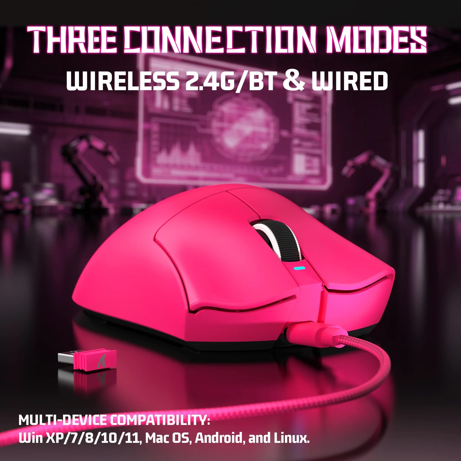ATTACK SHARK V3 Ultra-Light Tri-Mode Gaming Mouse - Image 25