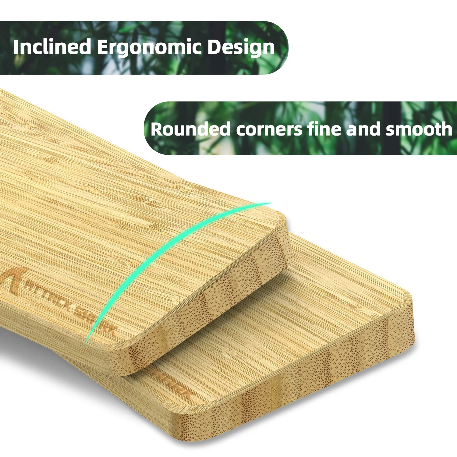 ATTACK SHARK WZ01 Bamboo Wrist Rest - Image 6