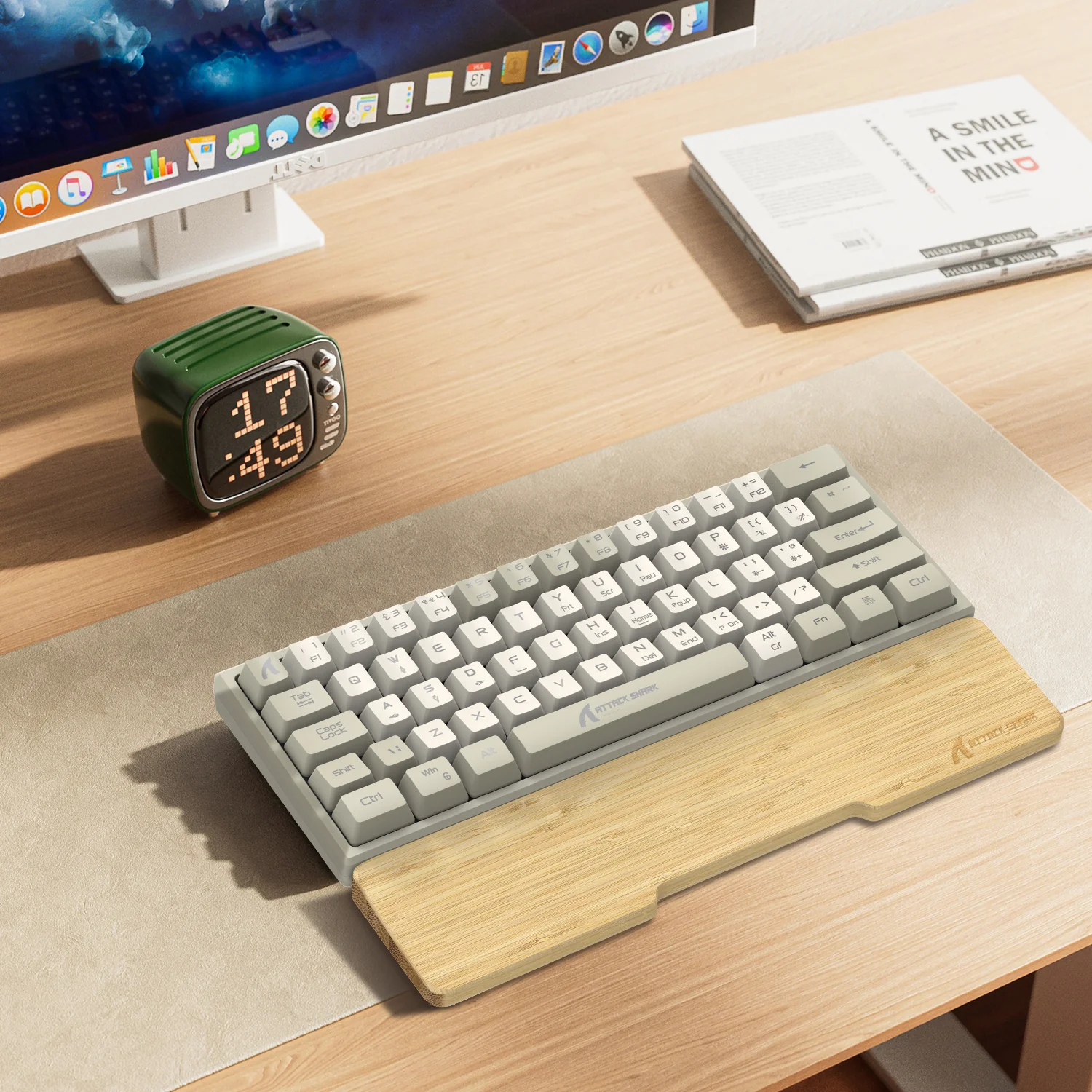 ATTACK SHARK WZ01 Bamboo Wrist Rest - Image 7