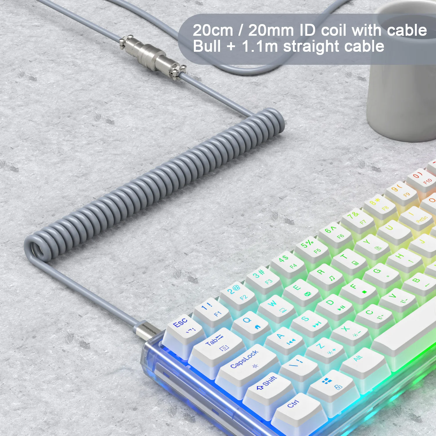 ATTACK SHARK x MAMBASNAKE C01 Coiled Cable - Image 12