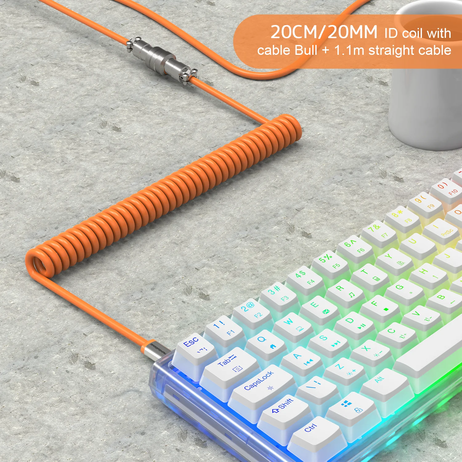 ATTACK SHARK x MAMBASNAKE C01 Coiled Cable - Image 18