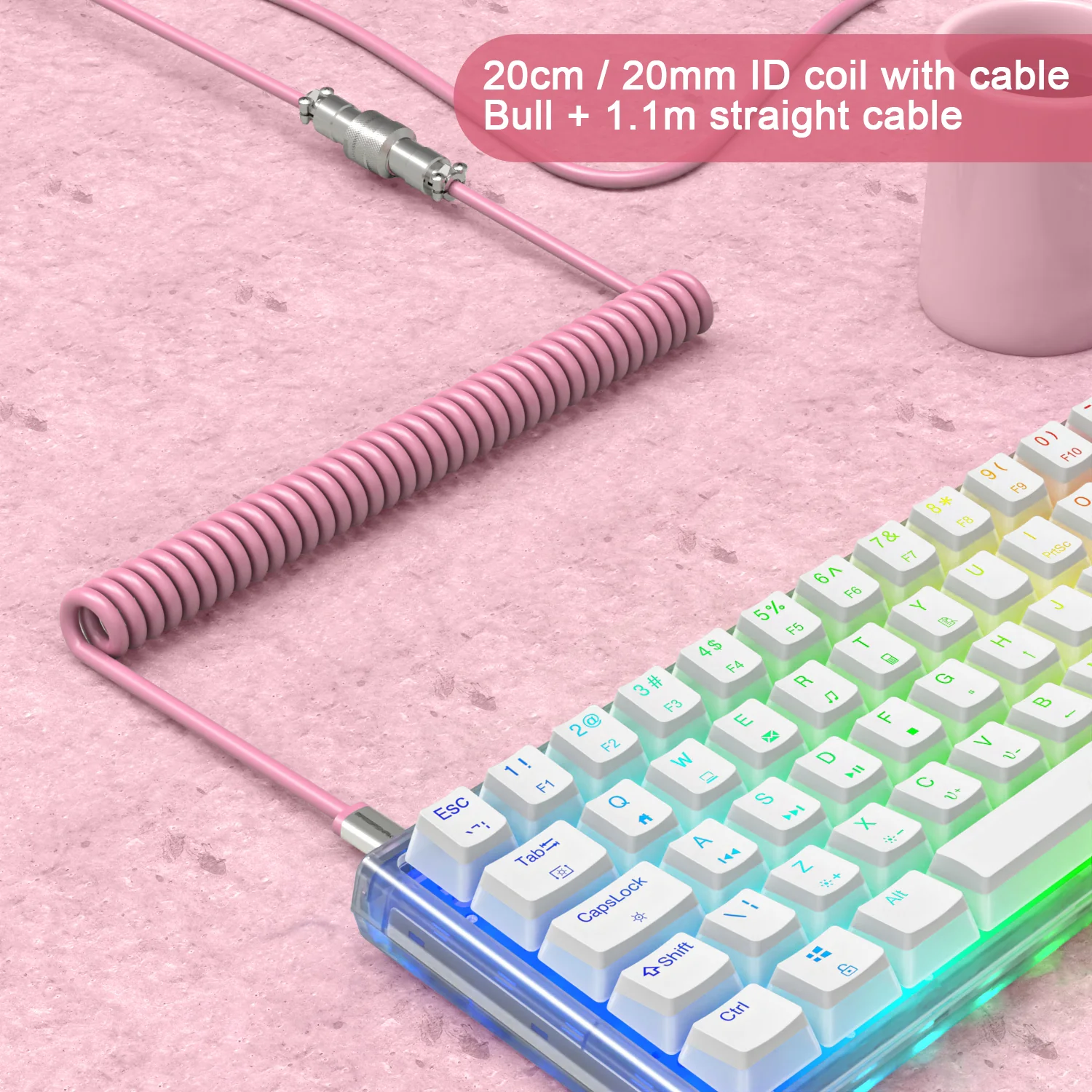 ATTACK SHARK x MAMBASNAKE C01 Coiled Cable - Image 24
