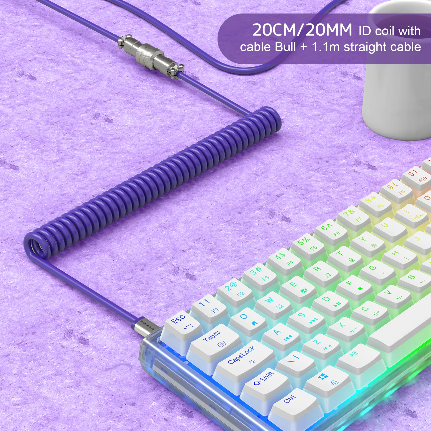 ATTACK SHARK x MAMBASNAKE C01 Coiled Cable - Image 54