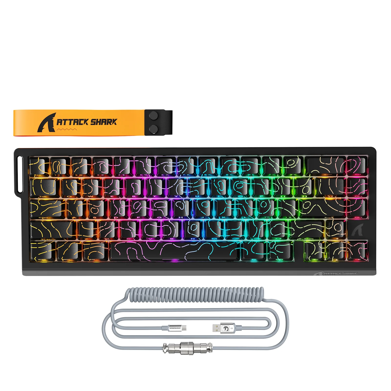 ATTACK SHARK X68PRO HE Wireless Rapid Trigger Keyboard With Coiled Cable - Image 19