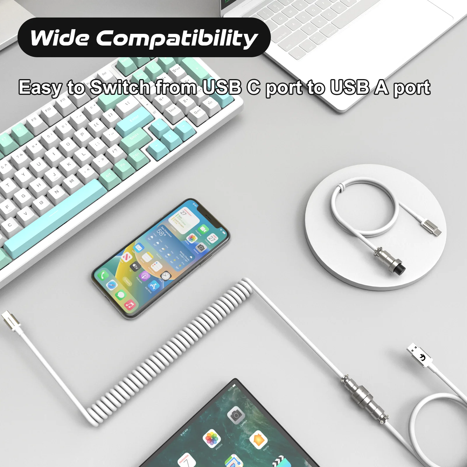 ATTACK SHARK C04 COILED CABLE - Image 9